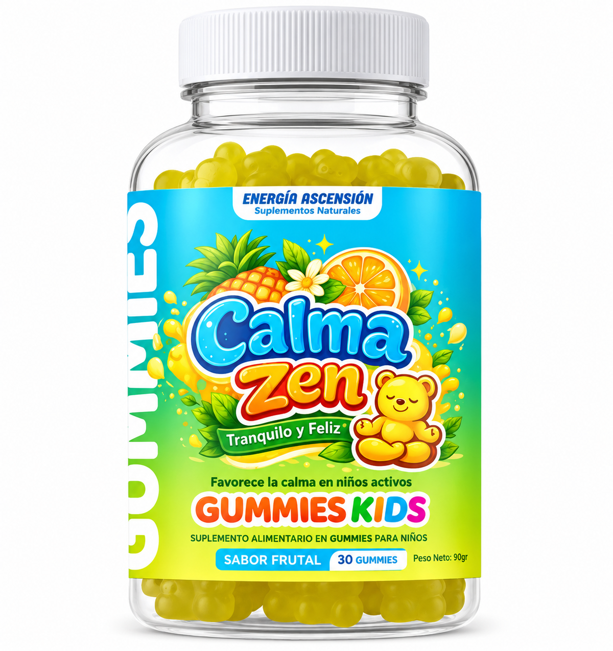 Calma Zen Kids Gummies, Equilibrio Y Regula Infantil +2años