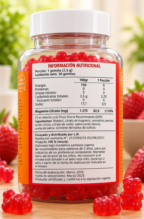 Citrato Magnesio Gummies Kids