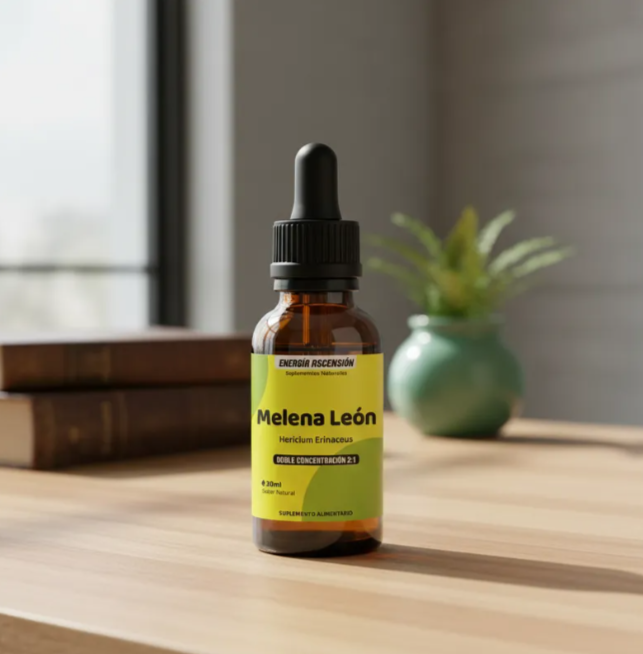 Melena De León Gotas 30ml, Focus, Memoria Y Sistema Nervioso