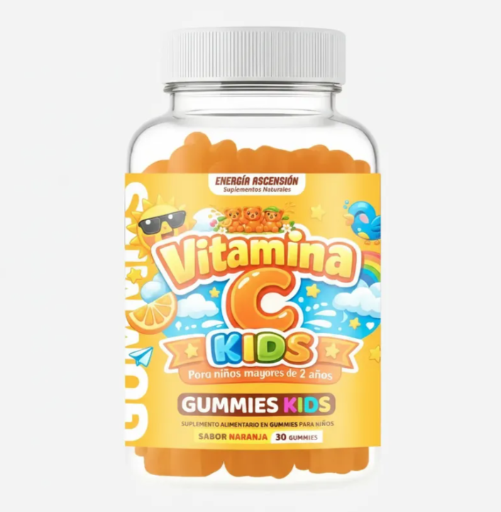 Vitamina C Gomitas Para Niños Inmunidad +2años