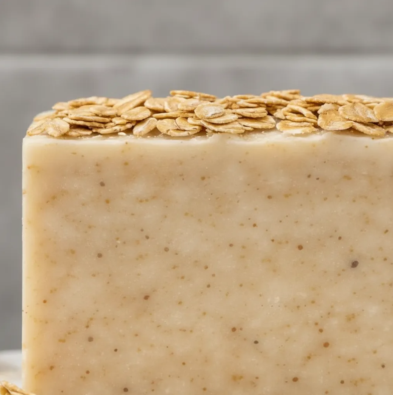 Jabón Artesanal De Avena Natural Exfolia, Hidrata, Y Suaviza