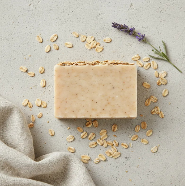 Jabón Artesanal De Avena Natural Exfolia, Hidrata, Y Suaviza