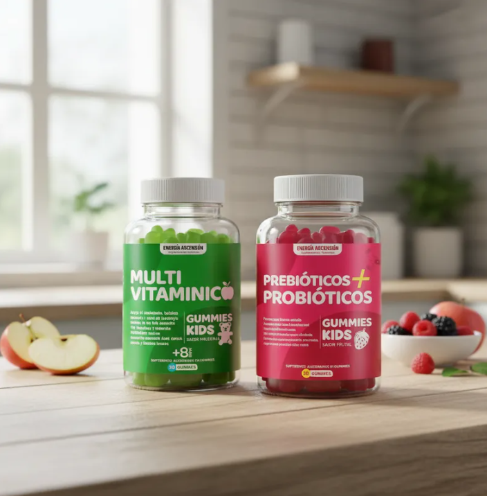 Pack Infantil Defensas y Nutrición Probióticos Kids + Multivitamínico Kids