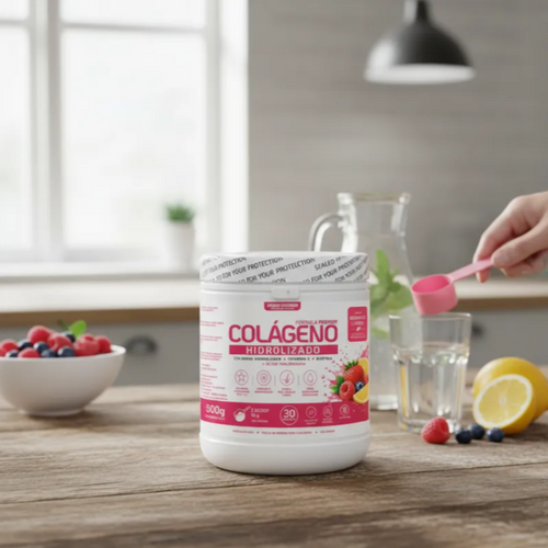 Colágeno Hidrolizado, Vitamina C, Biotina, Ácido Hialurónico | 300 g