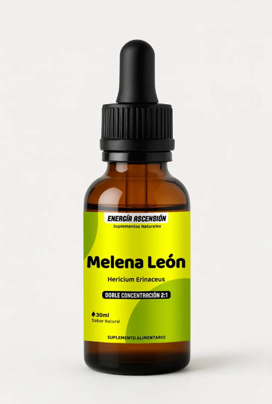 Melena De León Gotas 30ml, Focus, Memoria Y Sistema Nervioso