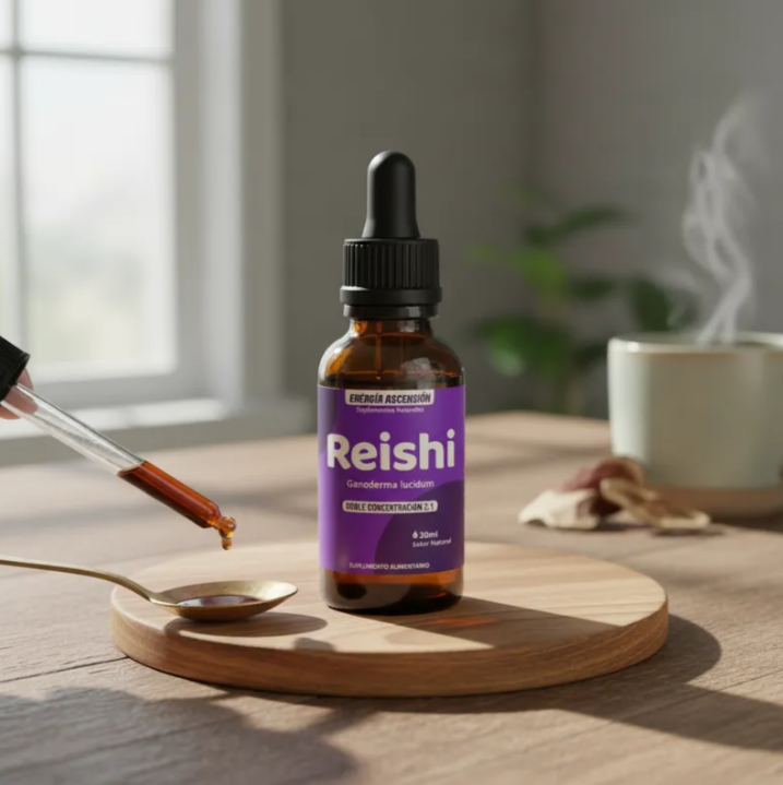Reishi En Gotas 30ml, Estrés, Ansiedad, Cuerpo Inmune