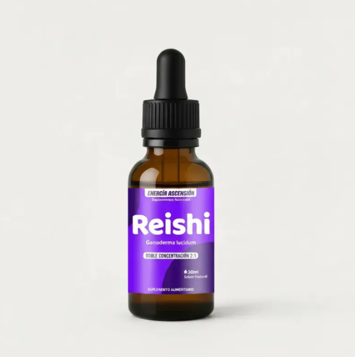 Reishi En Gotas 30ml, Estrés, Ansiedad, Cuerpo Inmune