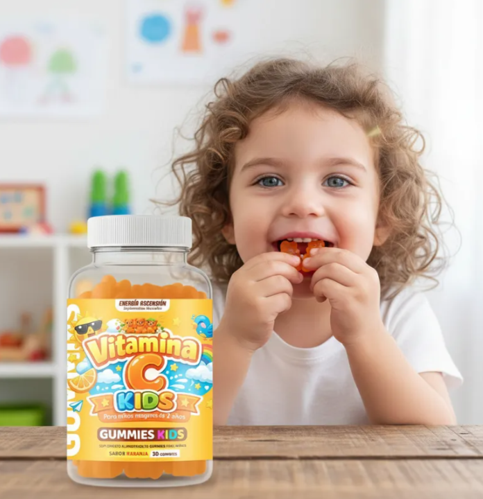 Vitamina C Gomitas Para Niños Inmunidad +2años