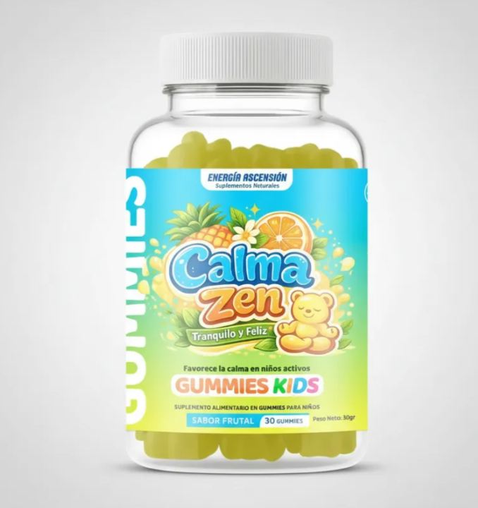 Calma Zen Kids Gummies, Equilibrio Y Regula Infantil +2años