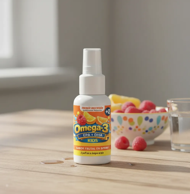 Omega 3 Spray Niños +2 Años Dha Epa Sabor Frutal 30 Ml