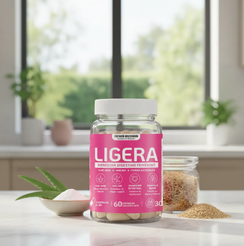 Ligera | Bienestar Digestivo Femenino | 60 Cápsulas
