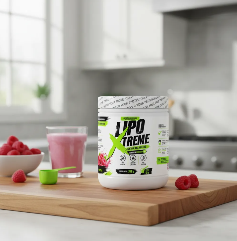 LipoXtreme Control del Apetito – Fórmula Premium | 300 g | Sabor Frambuesa