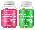 Pack Infantil Defensas y Nutrición Probióticos Kids + Multivitamínico Kids