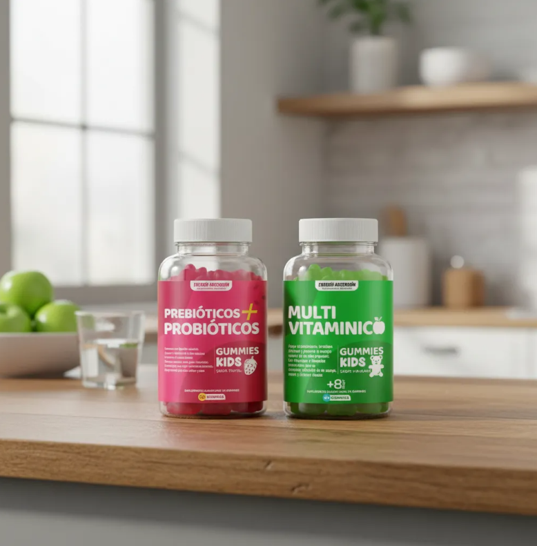 Pack Infantil Defensas y Nutrición Probióticos Kids + Multivitamínico Kids